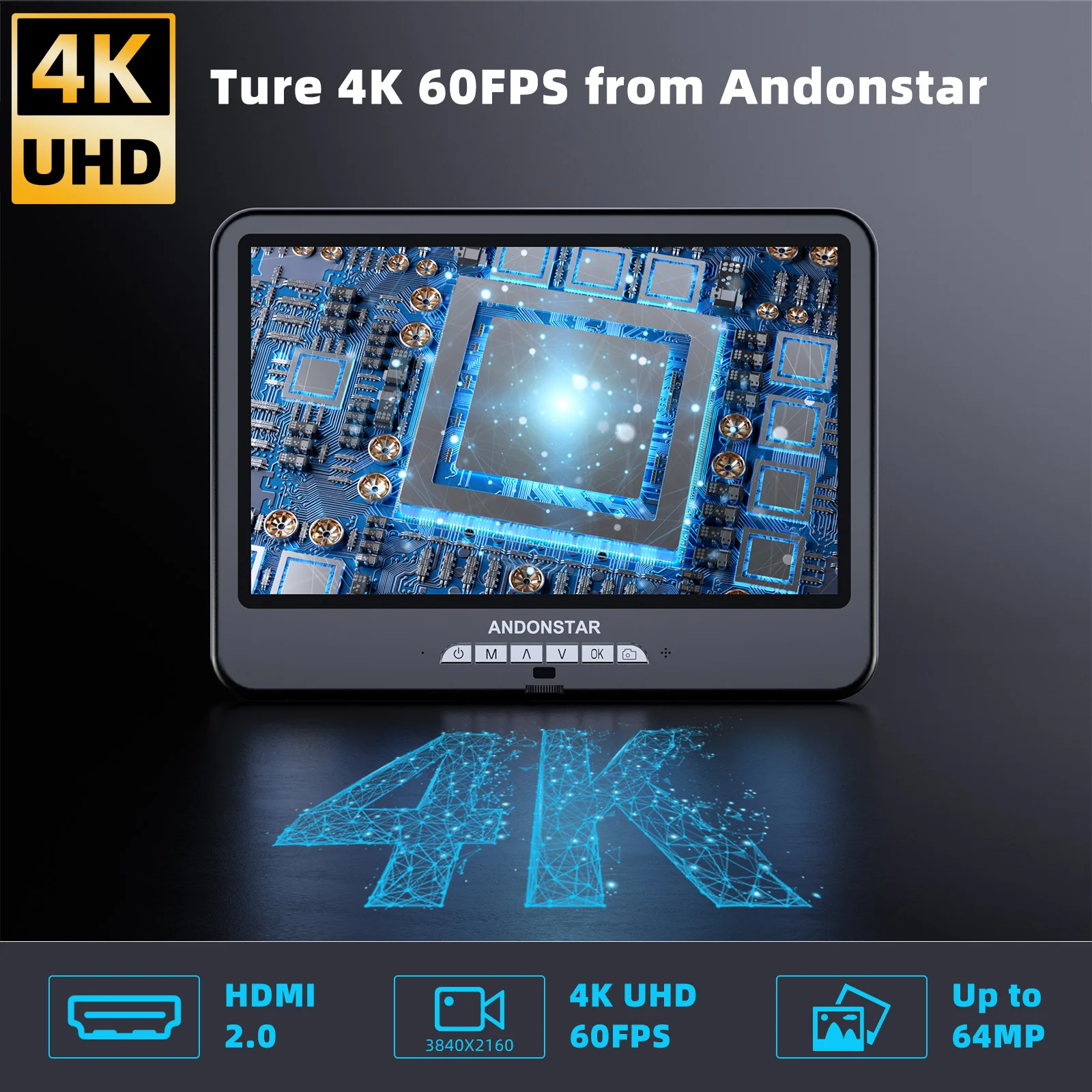 Andonstar AD210S-Pro 4K 60FPS  - مراجعة Electronics Repairs وسعره