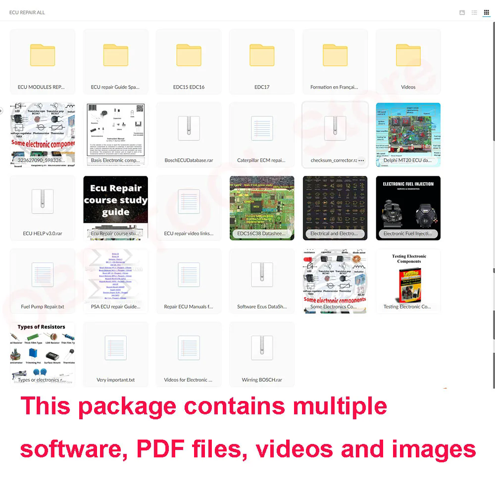 ECU Repair Training Guide Pack - مراجعة Electronics Repair Basics وسعره