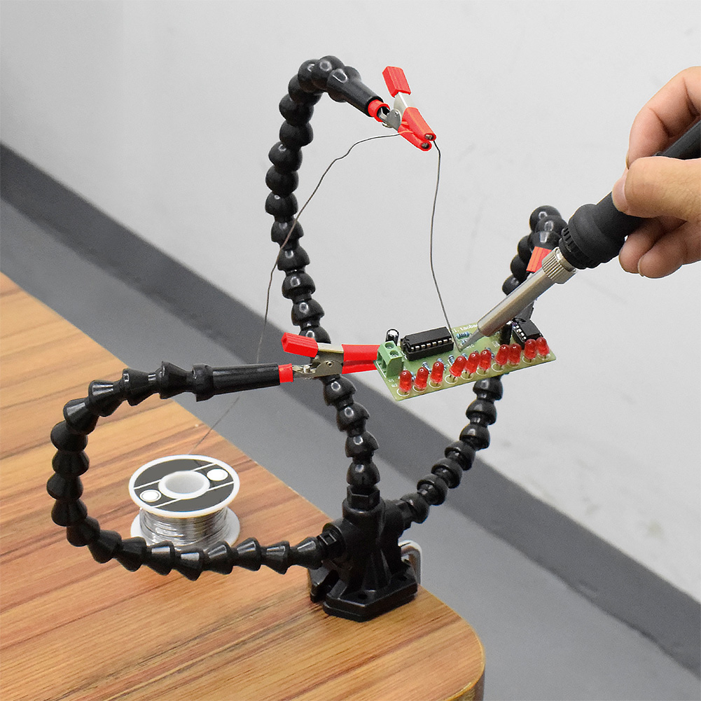 Desk Clamp Soldering Helping H - مراجعة Electronics Repairs وسعره
